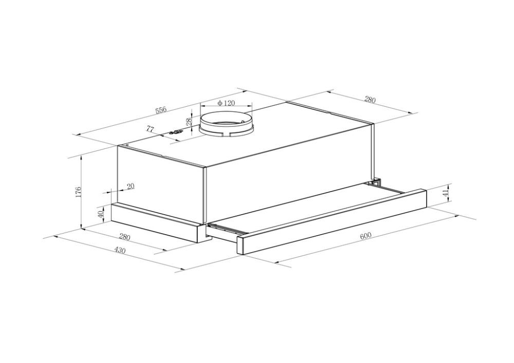 Liesituuletin Respekta RST 60 cm