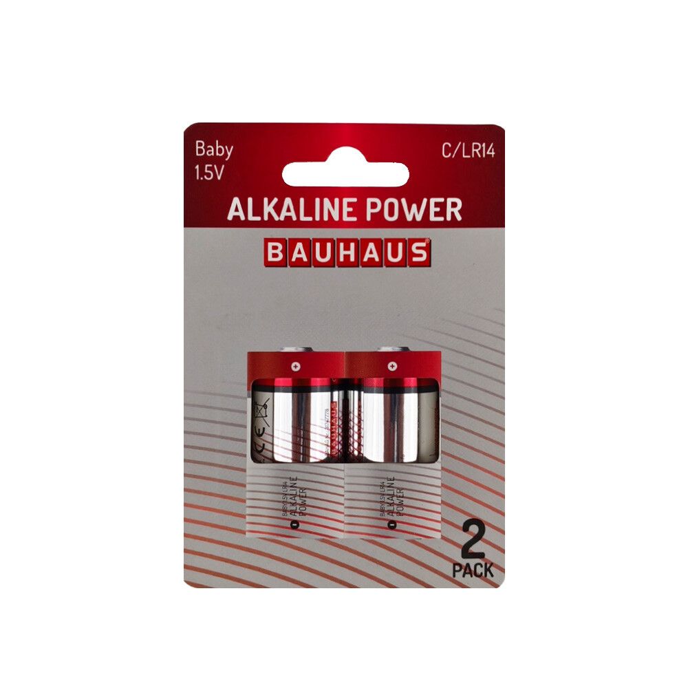 Alkaliparisto BAUHAUS Baby C/LR14 2 kpl/pkt