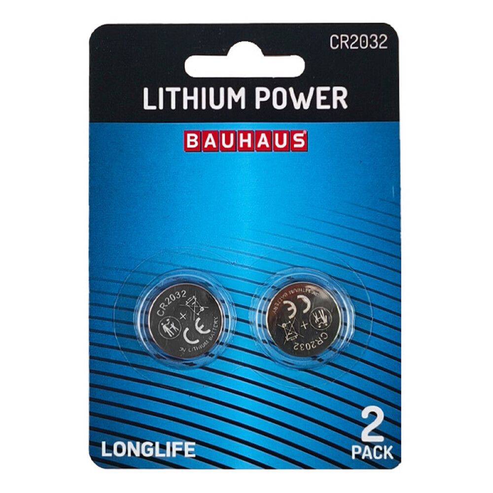 Litiumparisto BAUHAUS CR2032 2 kpl/pkt