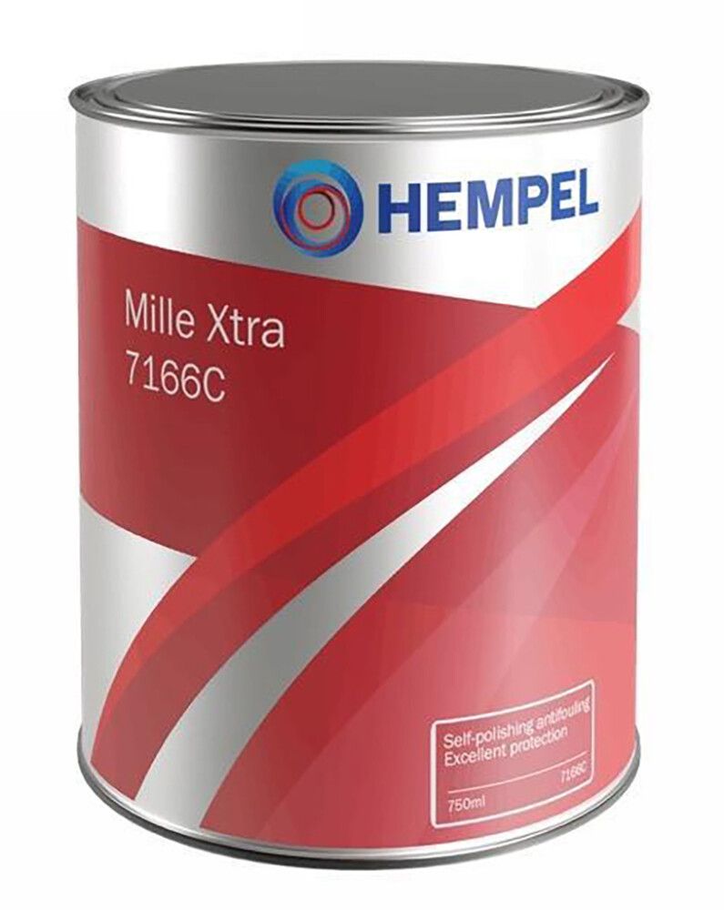Antifouling-maali Hempel Mille Xtra 7166C Dove White 0,75 l