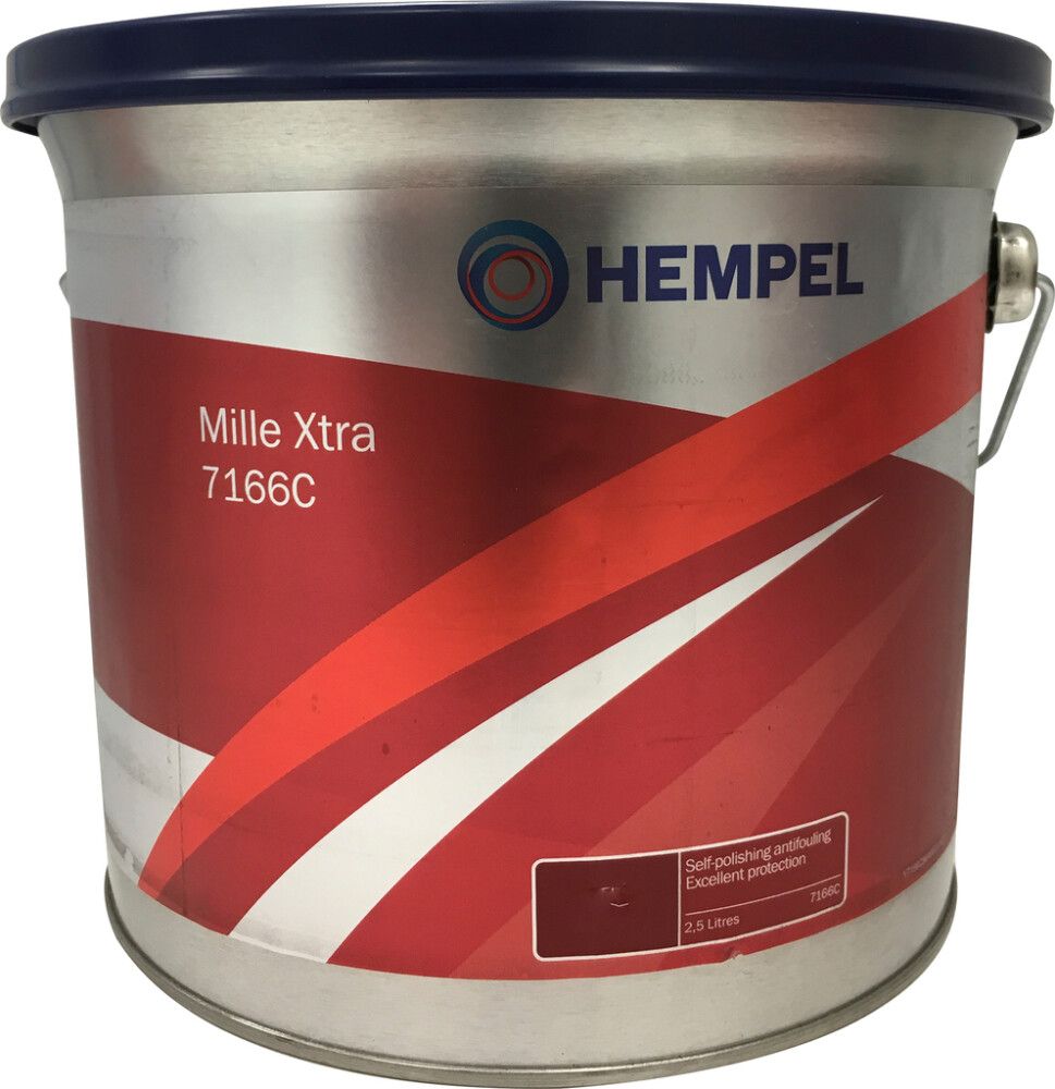 Antifouling-maali Hempel Mille Xtra 7166C Dove white 2,5 l