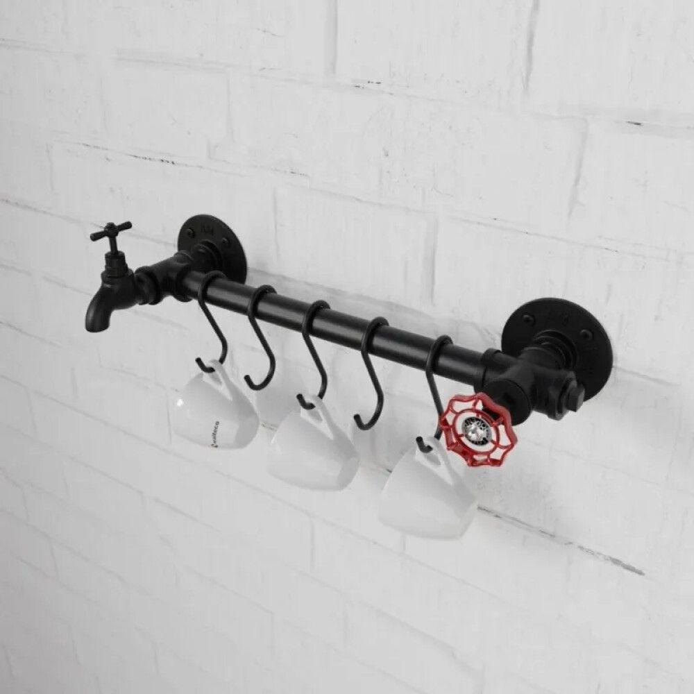 Putki Walteco RT-12 musta Ø 25 x 300 mm