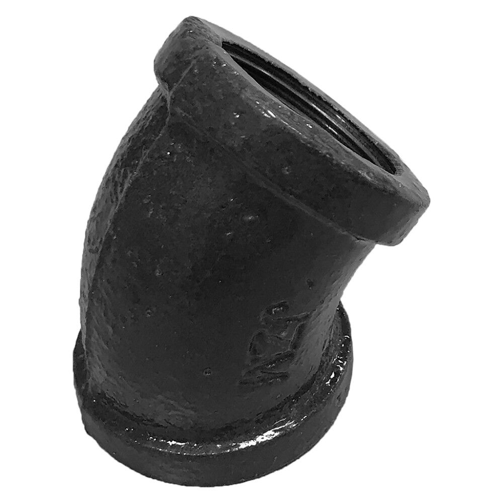 Kulma 45° Walteco RT-4 musta