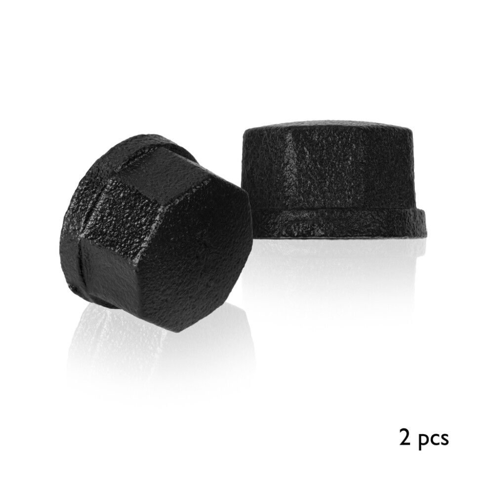 Päätytulppa Walteco RT-17 musta 3/4" 2 kpl/pkt