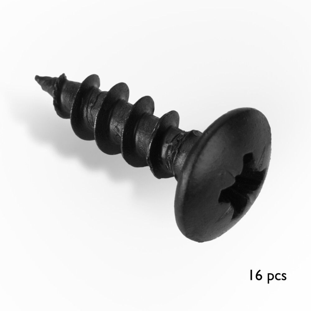 Ruuvi Walteco RT-50 musta Ø 5 x 16 mm 16 kpl/pkt