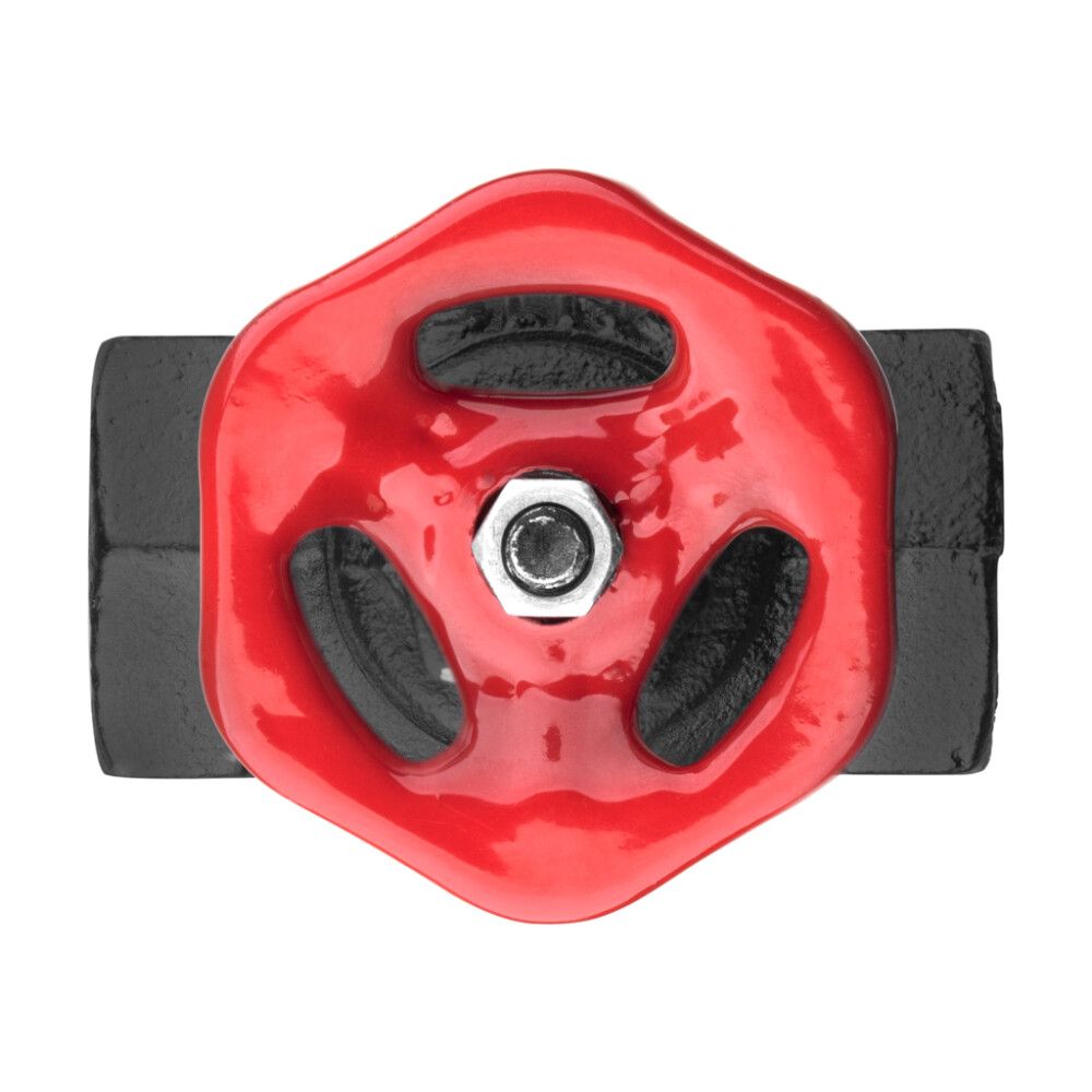 Sulkuventtiili Walteco RT-19 musta/punainen Ø 25 x 100 mm