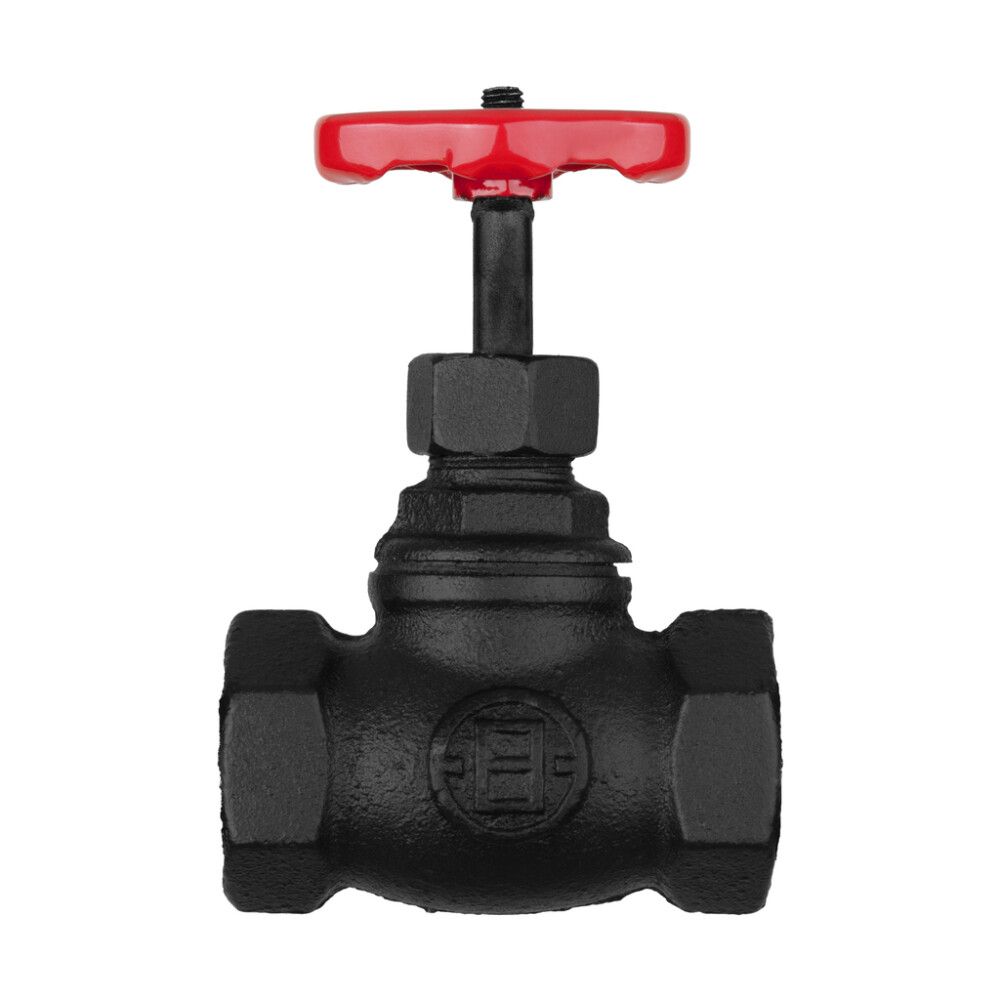 Sulkuventtiili Walteco RT-19 musta/punainen Ø 25 x 100 mm