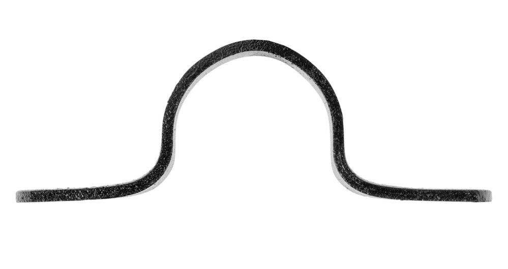 Putkenkannatin Walteco RT-47 musta 4 kpl/pkt