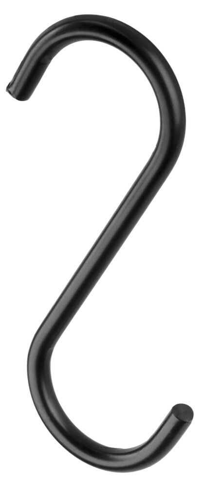 S-koukku Walteco RT-48 musta 5 kpl/pkt