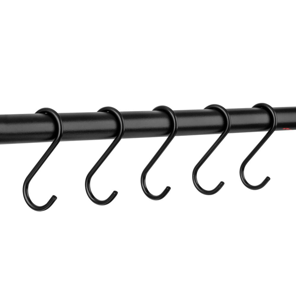 S-koukku Walteco RT-48 musta 5 kpl/pkt