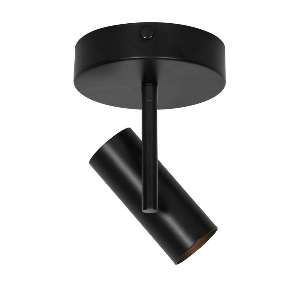 Kattospotti Nordlux Jerome 1-os musta Ø 15 cm