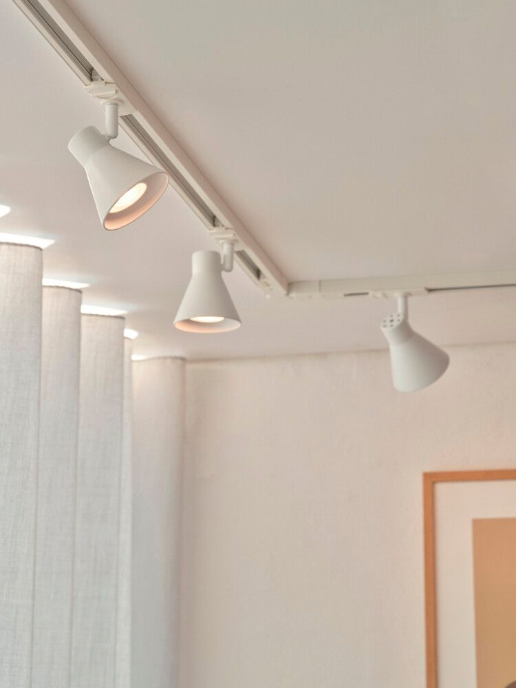 Spottivalaisinsetti Nordlux Link Eik 3-os 1 m kiskolla Valkoinen