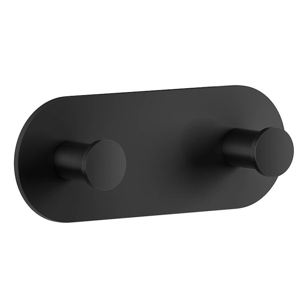 Kaksoiskoukku Smedbo DOT Mattamusta