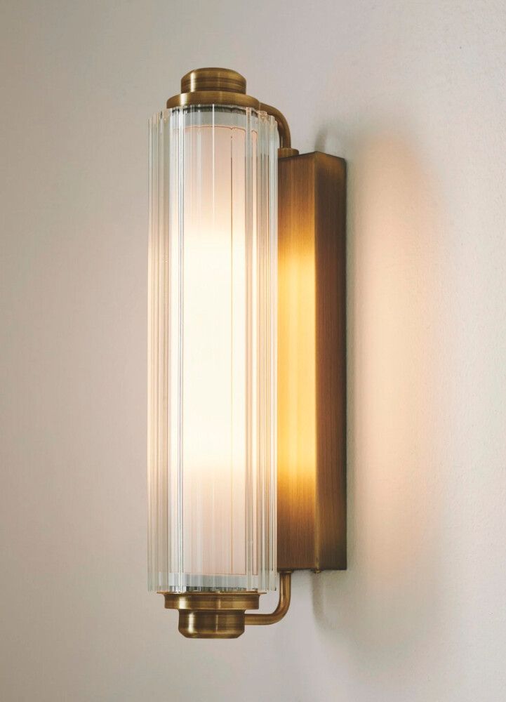 Seinävalaisin Nordlux Nimal Double messinki IP44