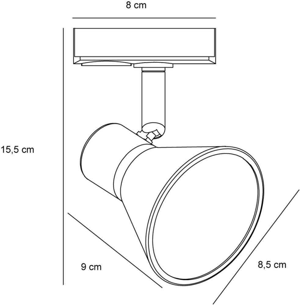 Spottivalaisin Nordlux Link Eik Valkoinen