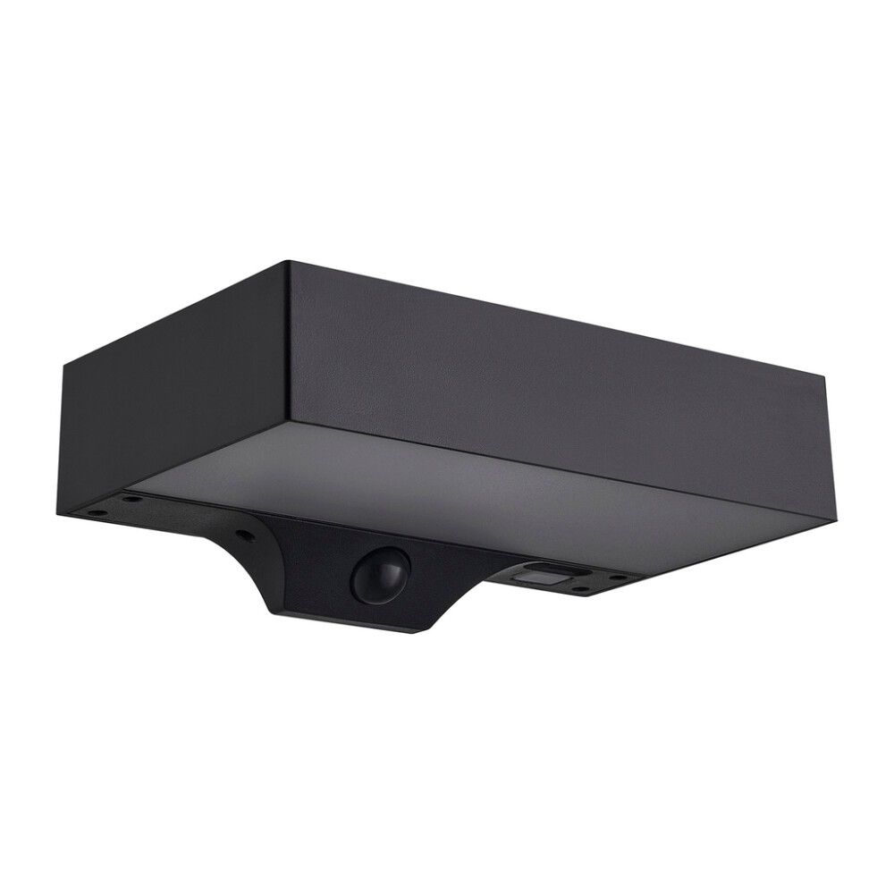 Solarvalaisin Nordlux Monay Square musta 22 x 13,9 x 7,4 cm IP44