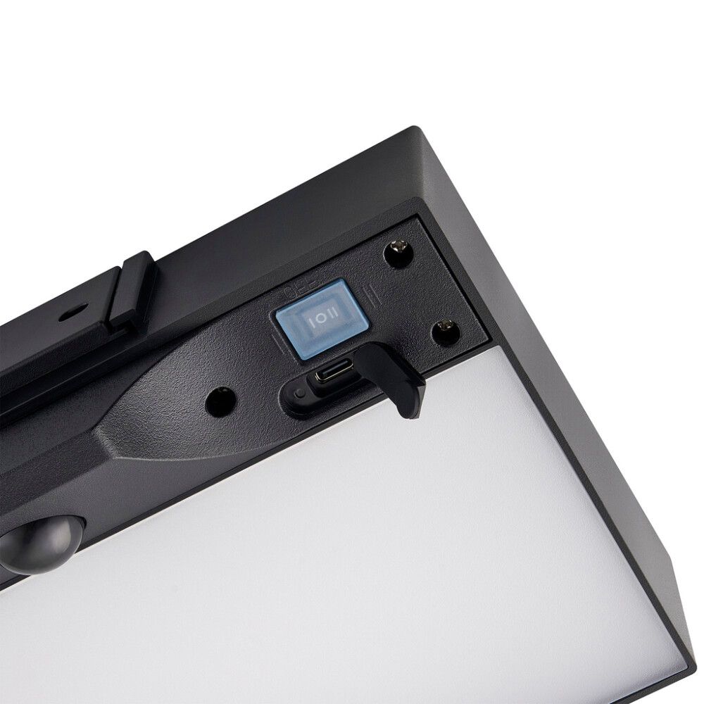 Solarvalaisin Nordlux Monay Square musta 22 x 13,9 x 7,4 cm IP44