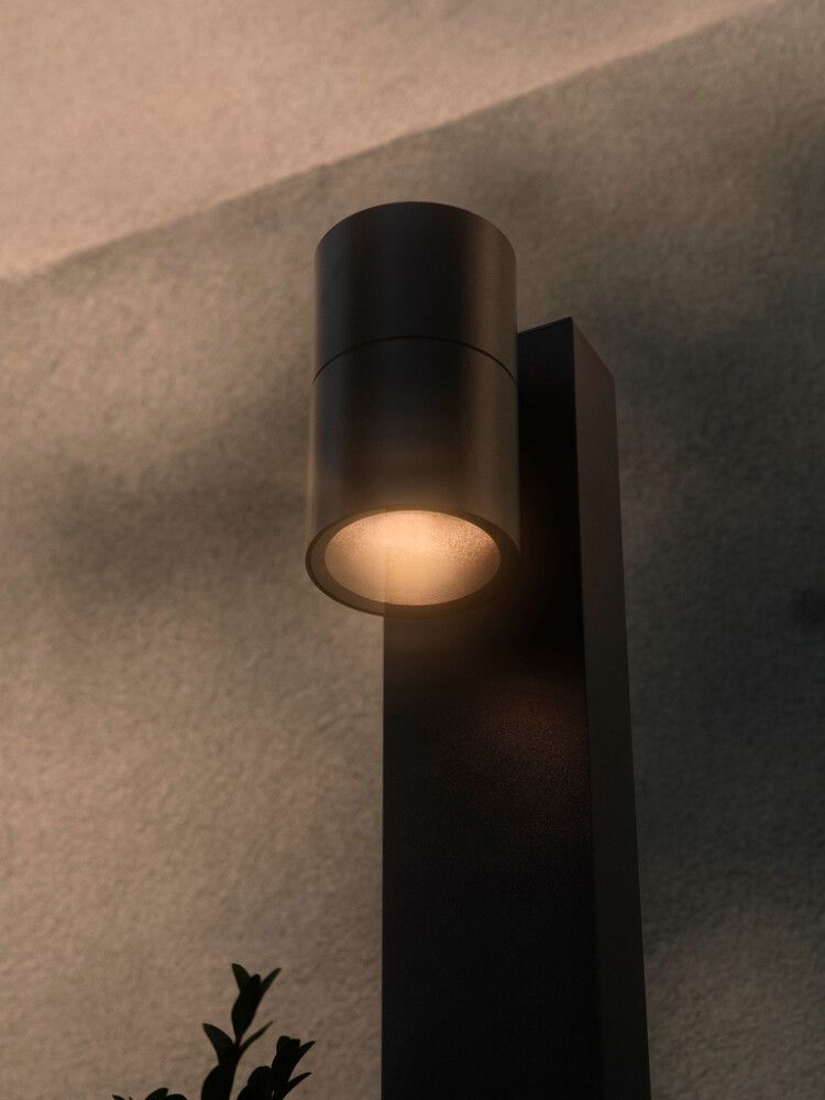 Pylväsvalaisin Nordlux Tin GU10 musta 50 cm IP44