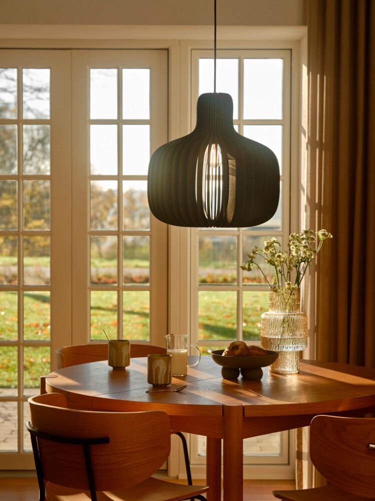 Riippuvalaisin Nordlux Hazo musta Ø 43 cm