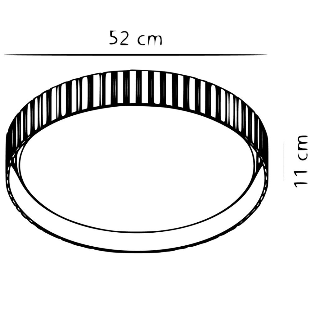Kattovalaisin Nordlux Corato harmaa Ø 52 cm