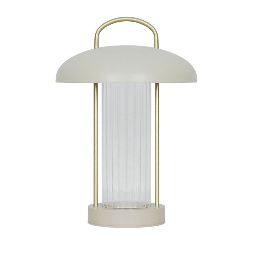 Ladattava pöytävalaisin Nordlux Mirano Ø 20 × 29 cm Beige