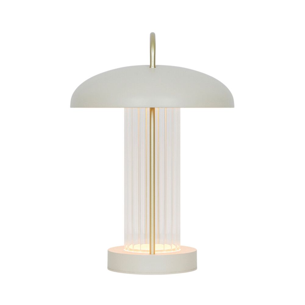 Ladattava pöytävalaisin Nordlux Mirano Ø 20 × 29 cm Beige