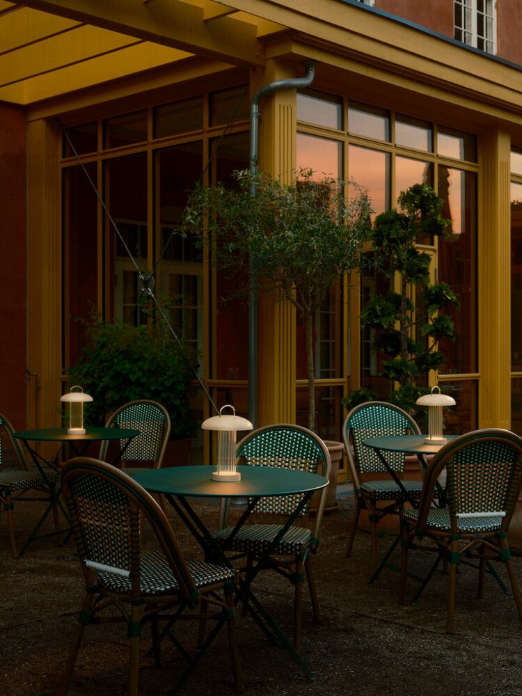 Ladattava pöytävalaisin Nordlux Mirano Ø 20 × 29 cm Beige