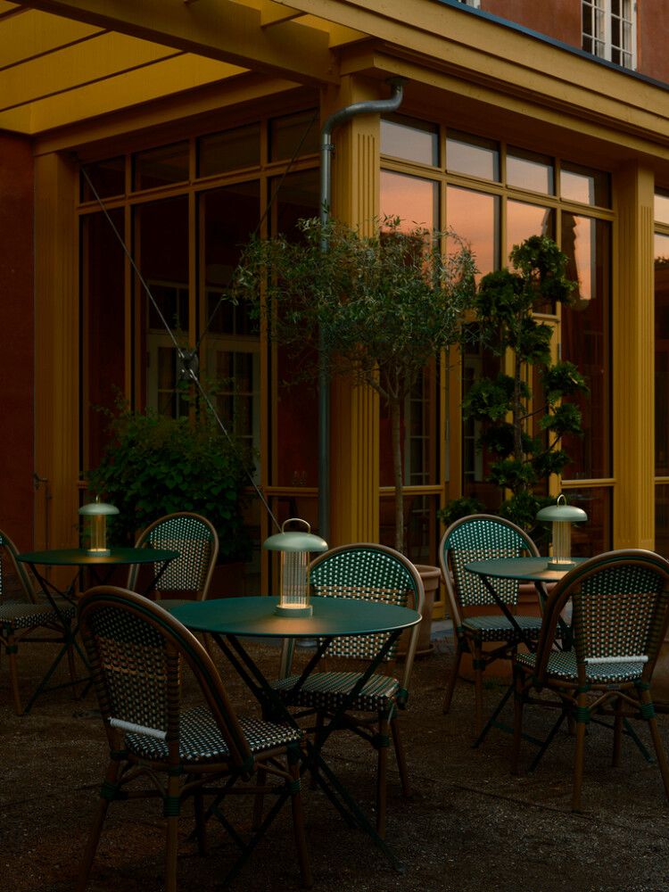 Ladattava pöytävalaisin Nordlux Mirano Ø 20 × 29 cm Vihreä