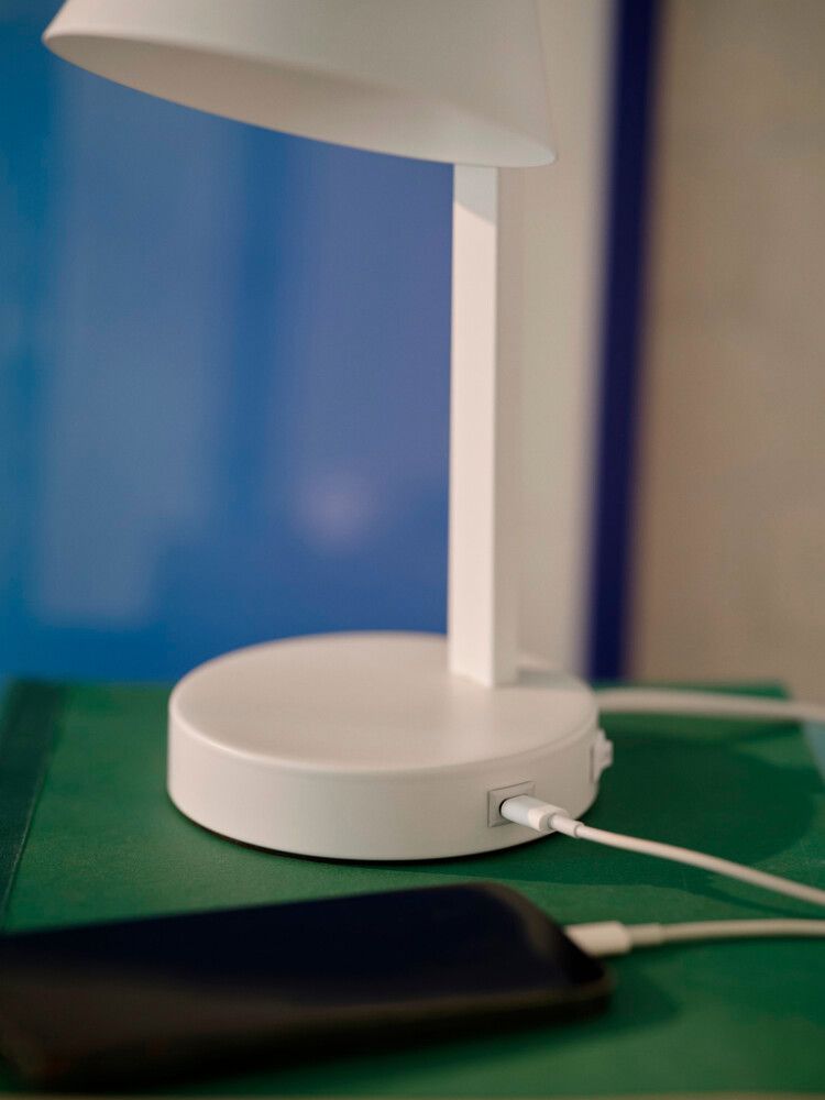 Pöytävalaisin Nordlux Wilmer 32,9 cm Valkoinen