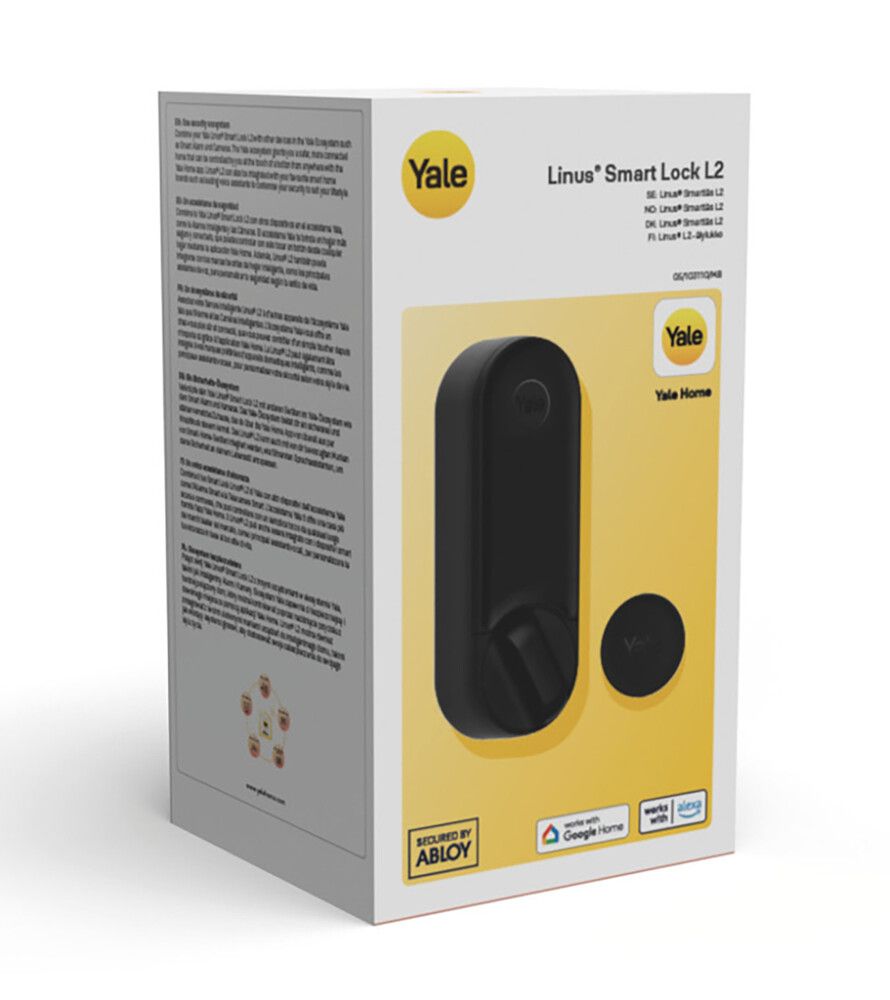 Linus L2 -älylukko Yale Nordic Musta