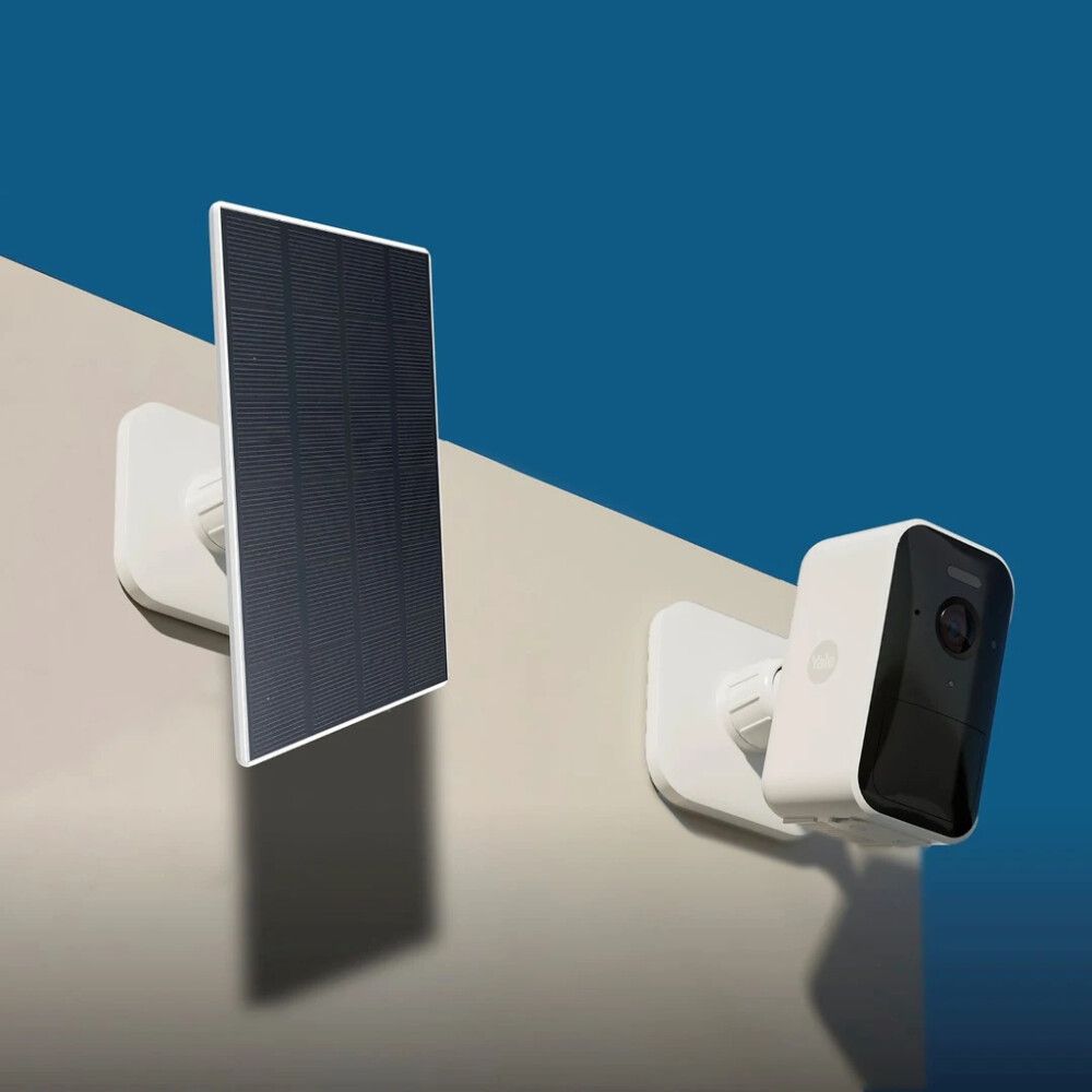 Aurinkokenno ulkokameralle Yale Solar Panel Charger