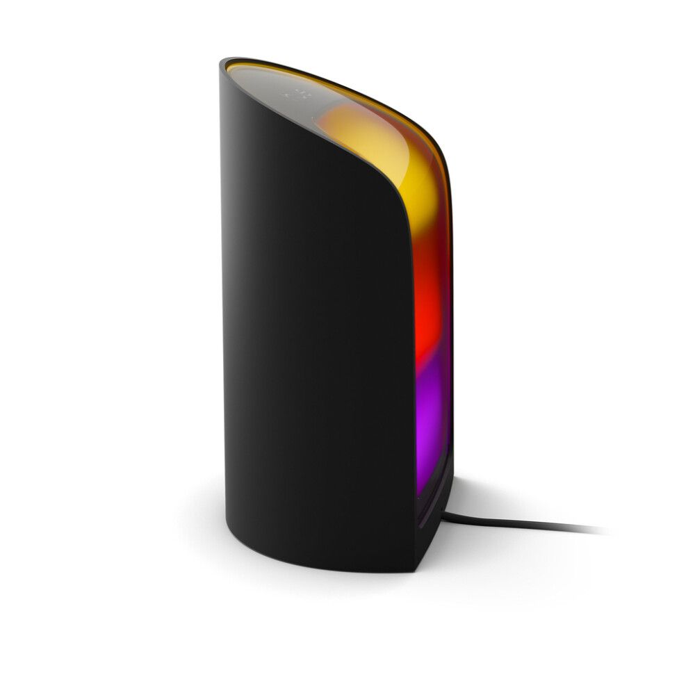 LED-pöytävalaisin Philips Hue Play Wall Washer mattamusta 7,6 x 9,1 x 15,7 cm