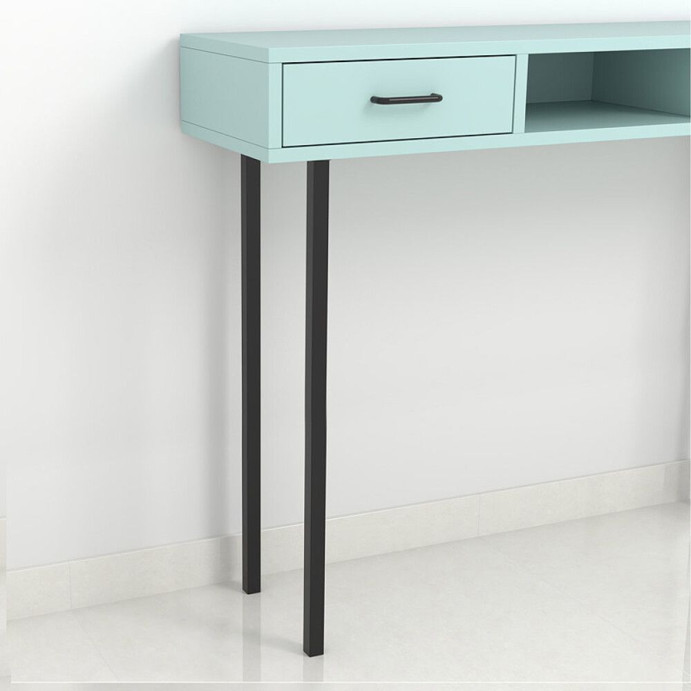 Kalustejalka REI musta 25 x 33 x 800 mm