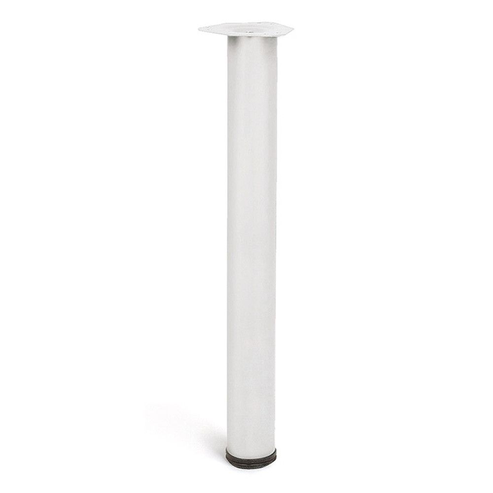 Kalustejalka REI D80 valkoinen 710 mm