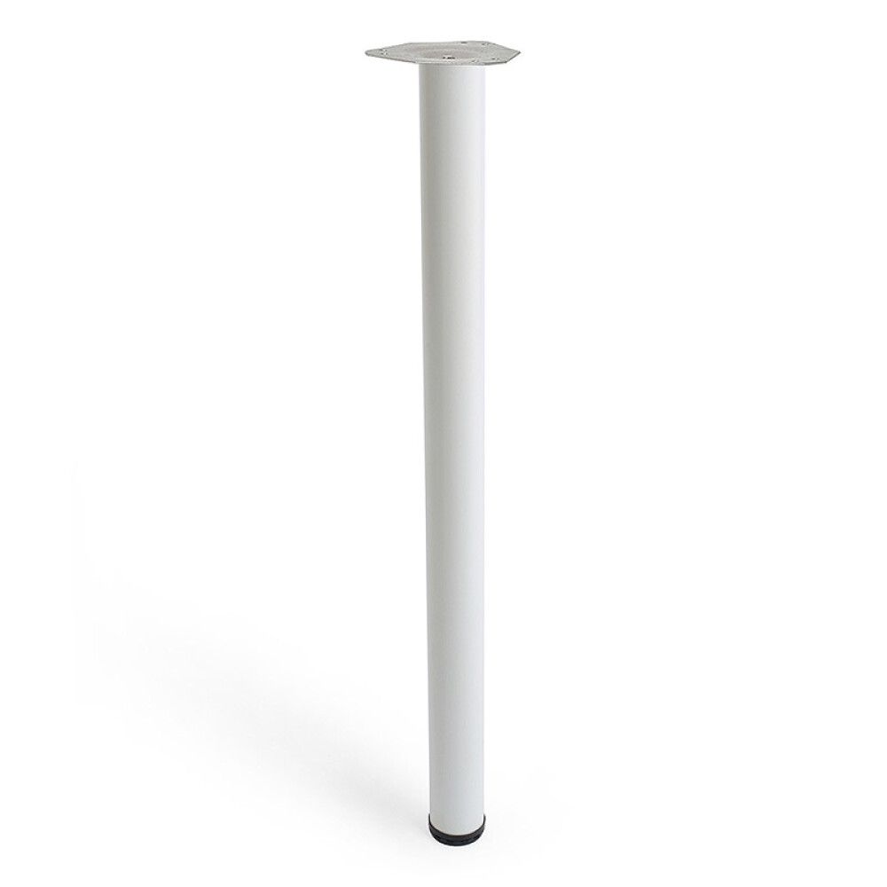 Kalustejalka REI D60 870 mm valkoinen