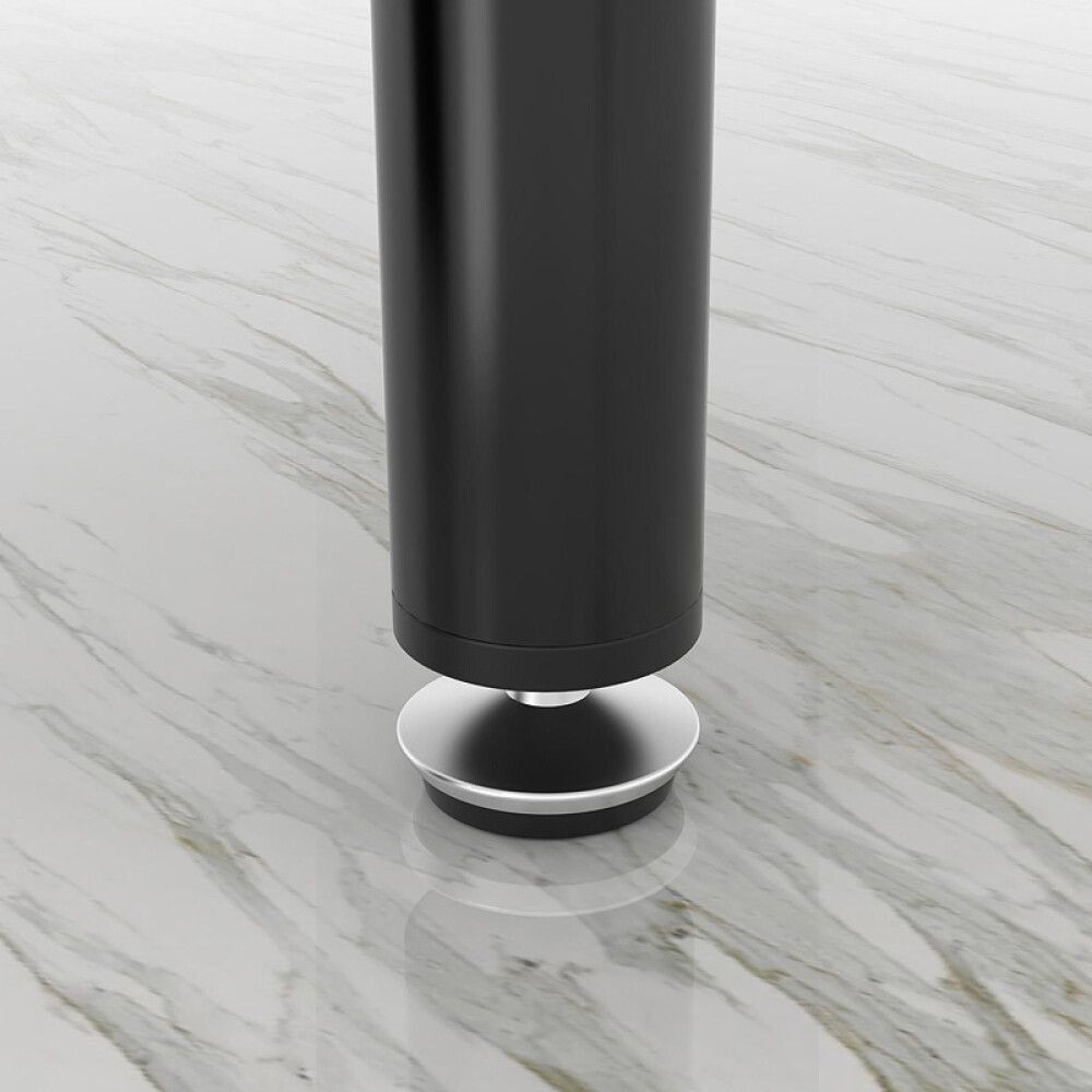 Kalustejalka REI D30 musta 200 mm