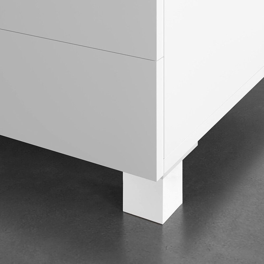 Kalustejalka REI valkoinen 40 x 40 x 60 mm