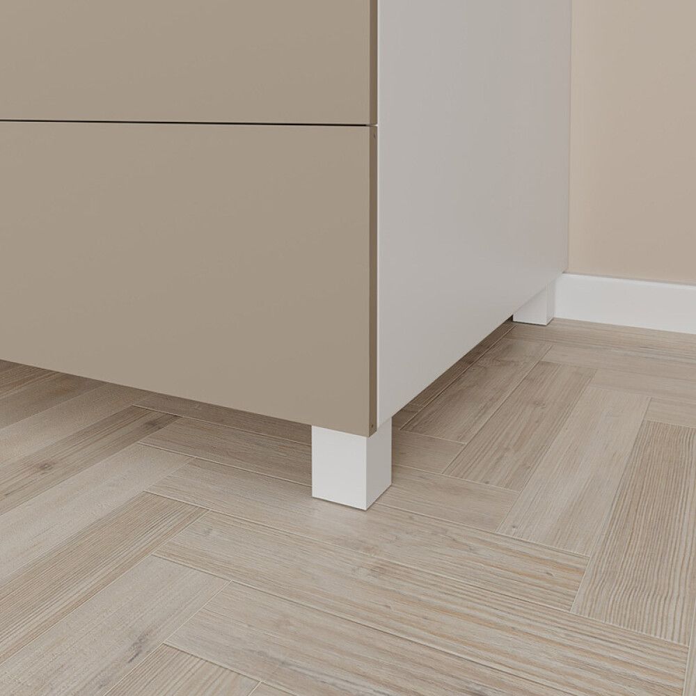 Kalustejalka REI kromi 40 x 40 x 60 mm