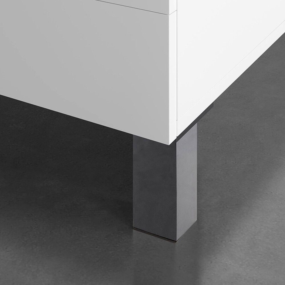 Kalustejalka REI musta 40 x 40 x 100 mm