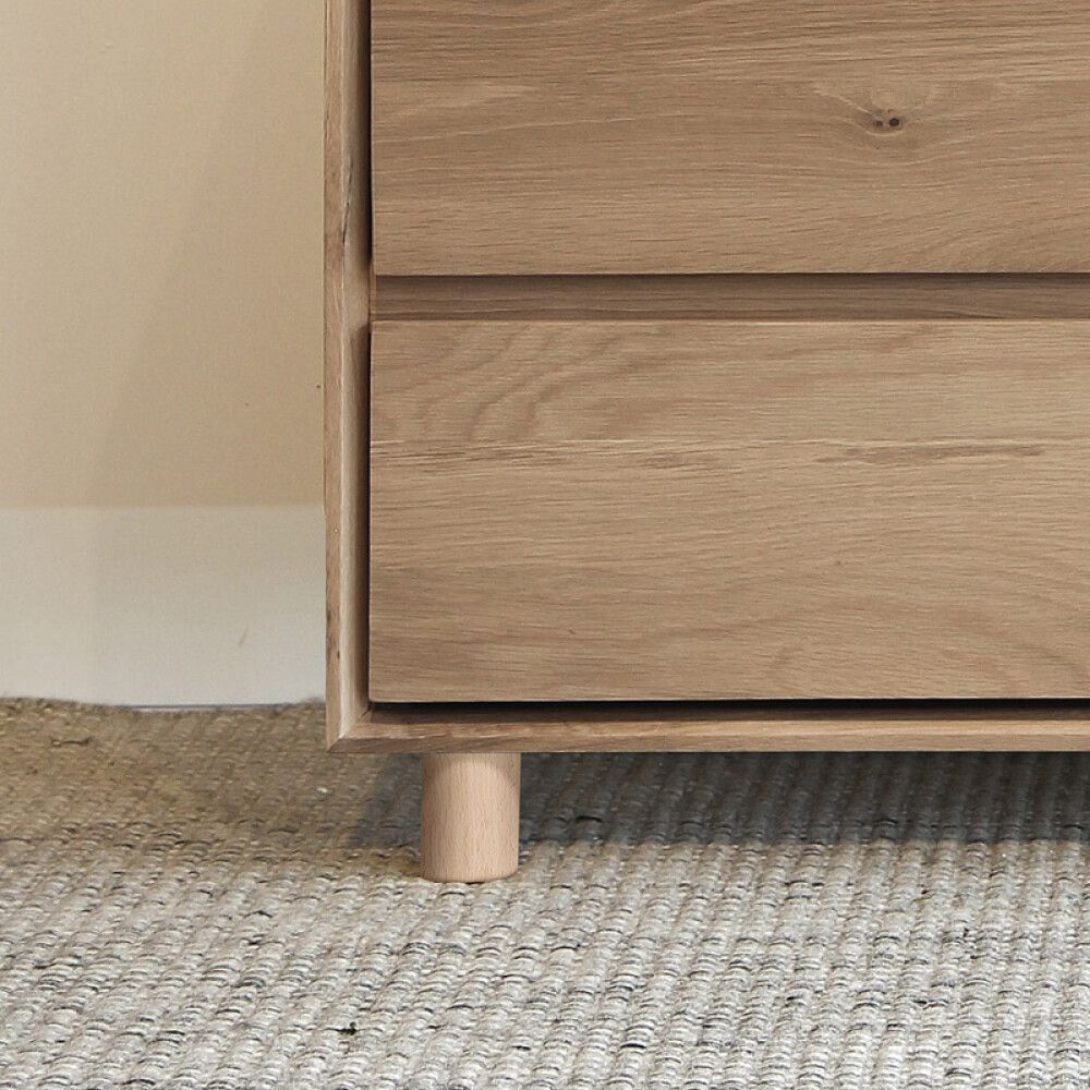 Kalustejalka REI pyökki 80 mm