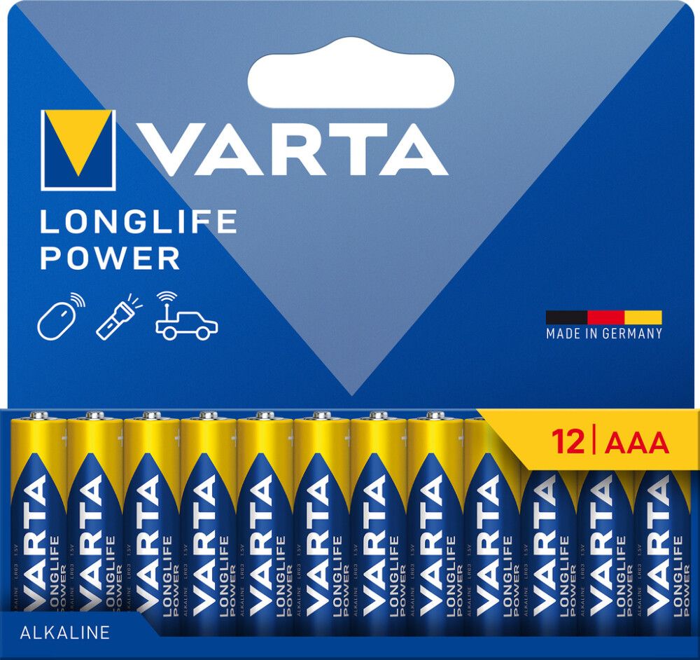 Paristo Varta Longlife Power AAA 12 kpl