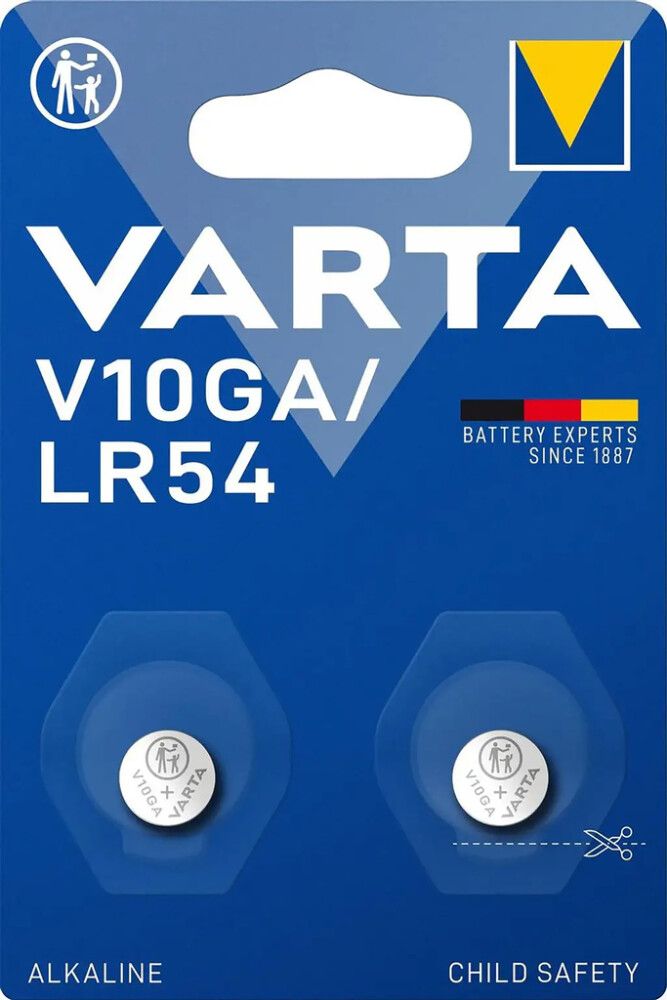 Erikoisparisto Varta Professional Alkaline V10GA/LR54 2 kpl/pkt
