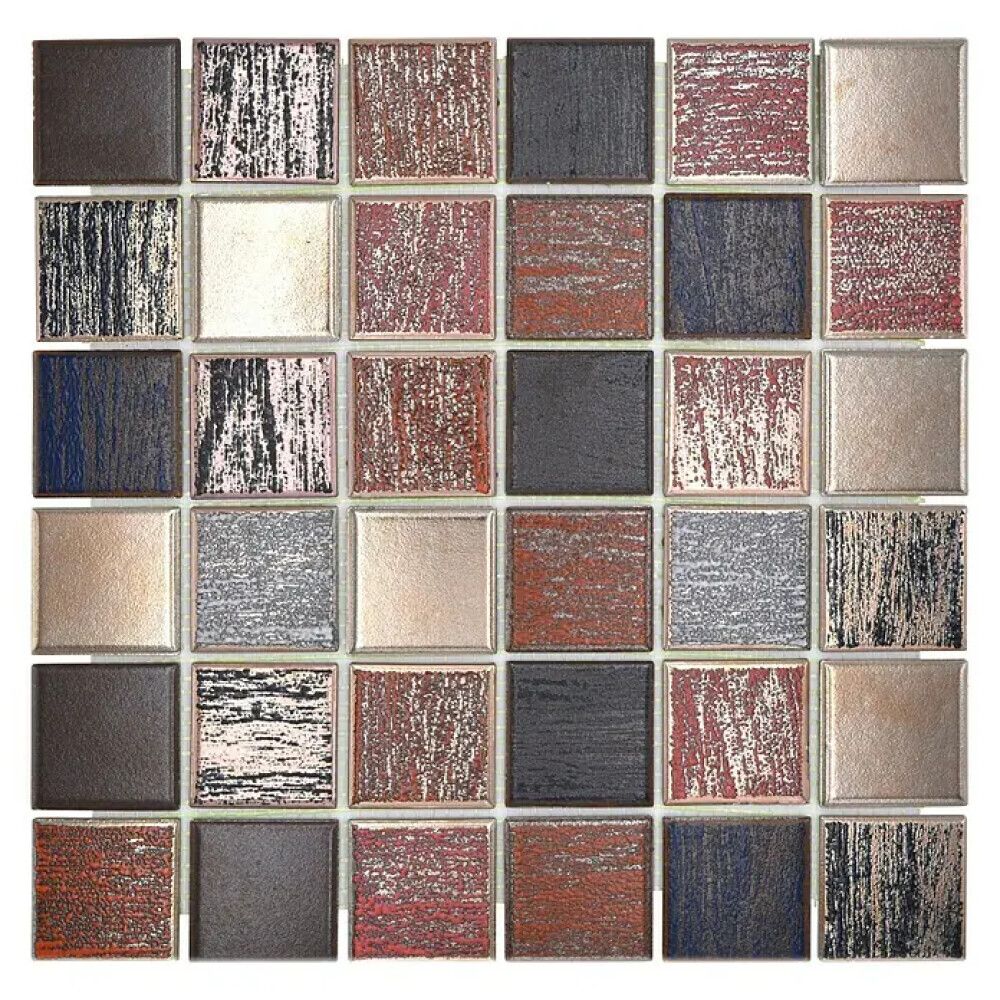 Mosaiikkilaatta Quadrat Orient Color Mix CD Aubis Monivärinen 31,6 x 31,6 cm