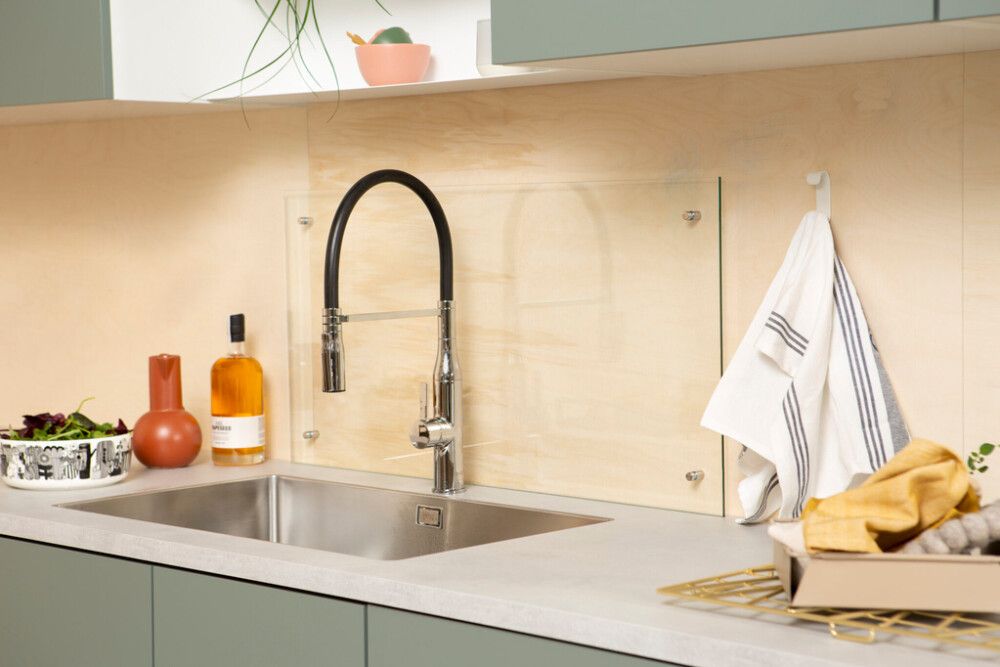 Lasilevy Fibo kirkas karkaistu 6 x 450 x 900 mm