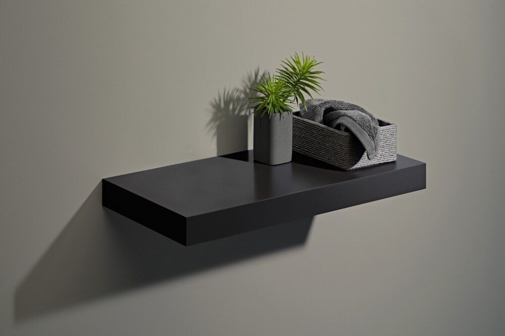 Hyllylevy Dolle Big Boy Musta 445 x 250 x 50 mm