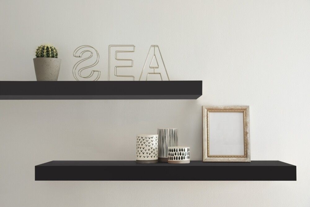 Hyllylevy Dolle Big Boy Musta 445 x 250 x 50 mm