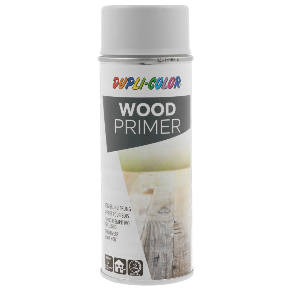 Spraypohjamaali Dupli-Color Wood Primer harmaa 400 ml