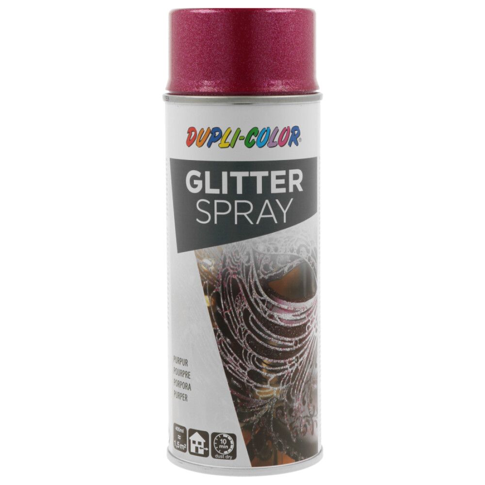 Spraymaali Dupli-Color Glitter Spray purppura 400 ml