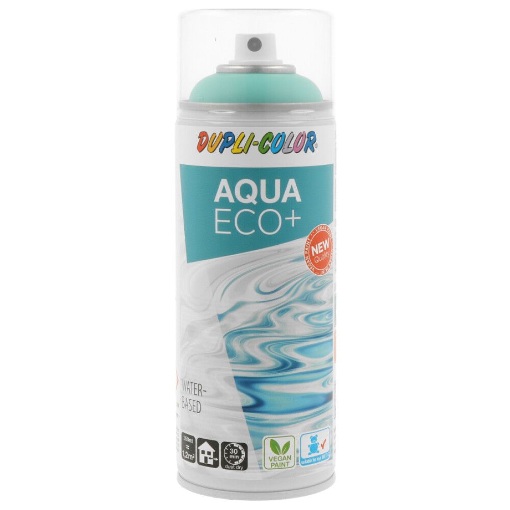 Spraymaali Dupli-Color Aqua Eco+ vaaleanoranssi 350 ml Turkoosi