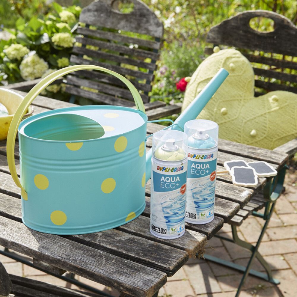 Spraymaali Dupli-Color Aqua Eco+ vaaleanoranssi 350 ml Turkoosi